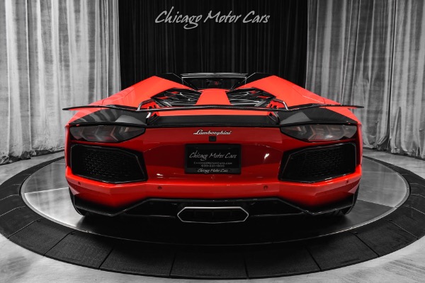 Used 2015 Lamborghini Aventador Roadster LP 700-4 Exterior Carbon Msrp $542k Serviced Loaded for sale Sold at Chicago Motor Cars in West Chicago IL 60185 4