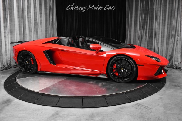 Used 2015 Lamborghini Aventador Roadster LP 700-4 Exterior Carbon Msrp $542k Serviced Loaded for sale Sold at Chicago Motor Cars in West Chicago IL 60185 6