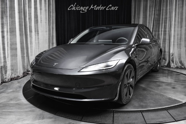 Used 2025 Tesla Model 3 Long Range RWD!  Full Self Driving Capable! Stealth Gray! for sale Sold at Chicago Motor Cars in West Chicago IL 60185 2
