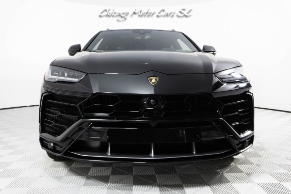 Used 2021 Lamborghini Urus Front PPF Black on Black/Yellow Advanced B&O 3D Sound Taigete 23in Wheels for sale Call for price at Chicago Motor Cars in West Chicago IL 60185 6