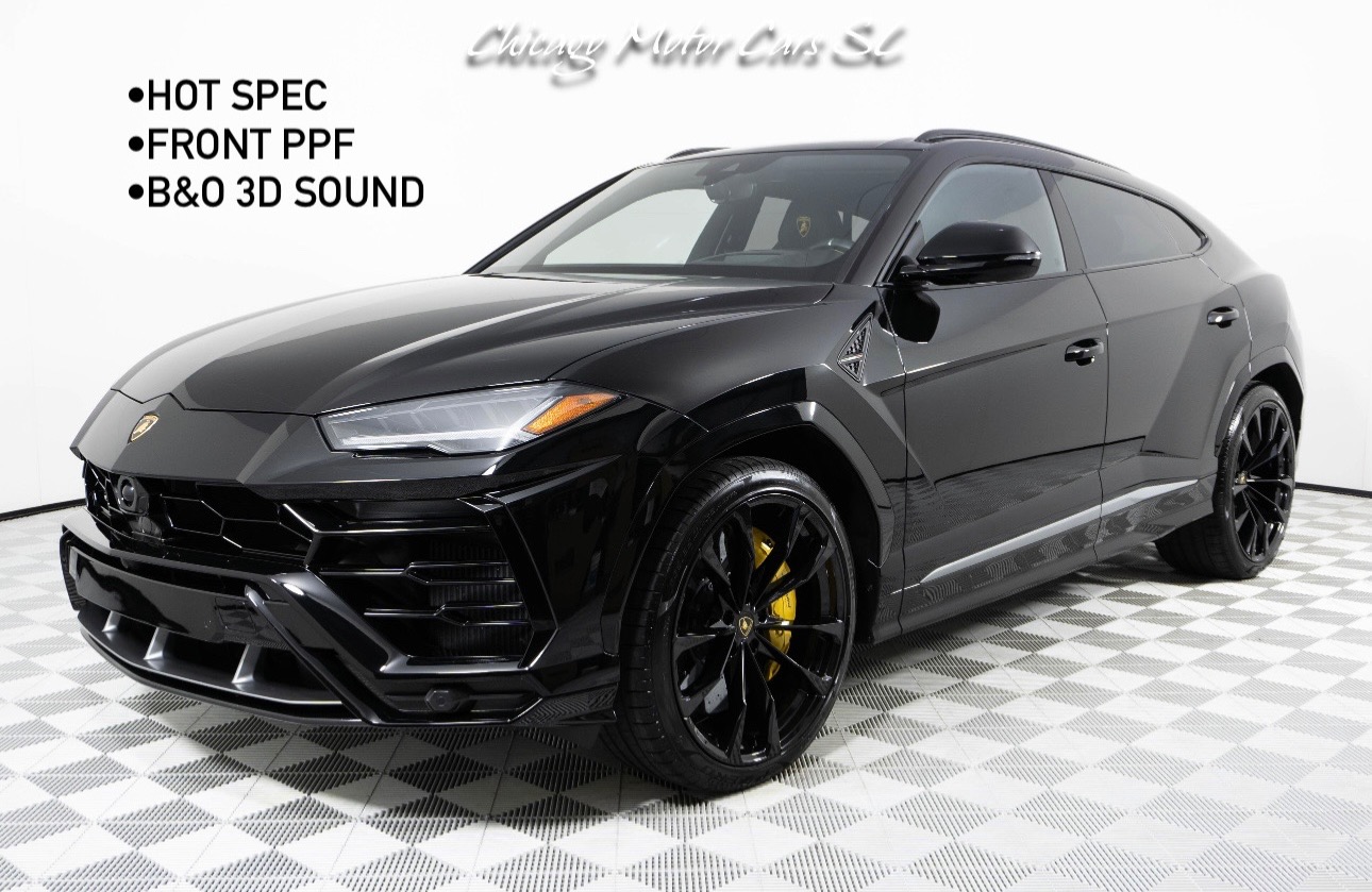 Lamborghini Urus V8 プレート　非売品 Used 2021 Lamborghini Urus Front PPF Black on Black/Yellow