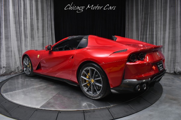 Used 2023 Ferrari 812 GTS Convertible Only 521 Miles Rare Rosso Fuoco 4 Layer Full PPF Carbon Loaded for sale Call for price at Chicago Motor Cars in West Chicago IL 60185 3