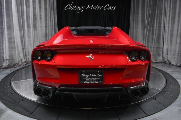 Used 2023 Ferrari 812 GTS Convertible Only 521 Miles Rare Rosso Fuoco 4 Layer Full PPF Carbon Loaded for sale Call for price at Chicago Motor Cars in West Chicago IL 60185 4