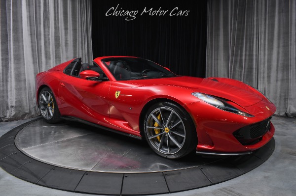 Used 2023 Ferrari 812 GTS Convertible Only 521 Miles Rare Rosso Fuoco 4 Layer Full PPF Carbon Loaded for sale Call for price at Chicago Motor Cars in West Chicago IL 60185 6