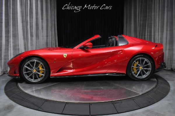 Used 2023 Ferrari 812 GTS Convertible Only 521 Miles Rare Rosso Fuoco 4 Layer Full PPF Carbon Loaded for sale Call for price at Chicago Motor Cars in West Chicago IL 60185 1