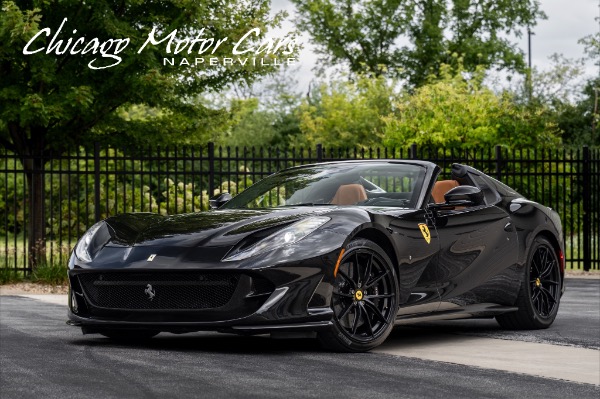 Used 2023 Ferrari 812 GTS Convertible Low Miles Cuoio Race Seats Carbon Loaded Lift Full PPF for sale Call for price at Chicago Motor Cars in West Chicago IL