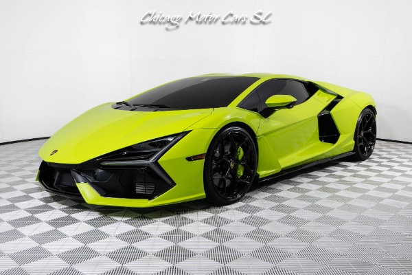 Used 2025 Lamborghini Revuelto Verde Scandal Sport Seats $749k+ MSRP Passenger Display for sale Sold at Chicago Motor Cars in West Chicago IL 60185 2