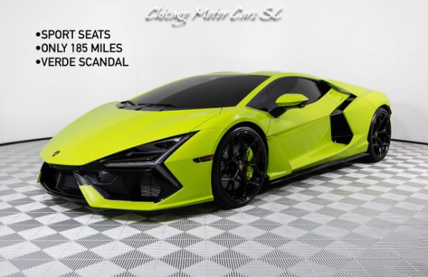 Used 2025 Lamborghini Revuelto Verde Scandal Sport Seats $749k+ MSRP Passenger Display for sale Sold at Chicago Motor Cars in West Chicago IL 60185 1