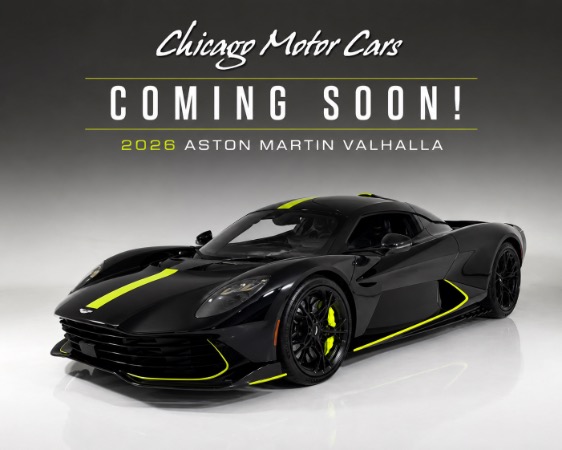 Used 2026 Aston Martin Valhalla Coupe Only 700 Miles Carbon Fiber Full PPF AMR Lime Livery Jet Black LOADED for sale Call for price at Chicago Motor Cars in West Chicago IL 60185 1