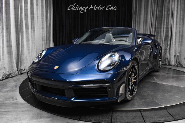 Used 2021 Porsche 911 Turbo S Convertible Only 10k Miles! Burmester High End Sound HARD LOADED! for sale $239,800 at Chicago Motor Cars in West Chicago IL 60185 2