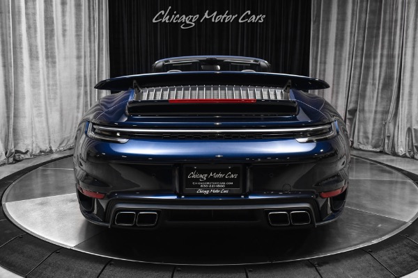 Used 2021 Porsche 911 Turbo S Convertible Only 10k Miles! Burmester High End Sound HARD LOADED! for sale $239,800 at Chicago Motor Cars in West Chicago IL 60185 4