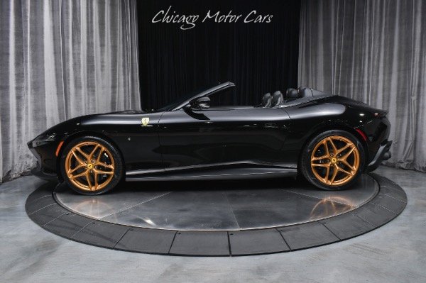 Used 2024 Ferrari Roma Spider Carbon Fiber Steering Wheel+LEDS ADAS Full Pack Passenger Display PPF for sale $289,800 at Chicago Motor Cars in West Chicago IL