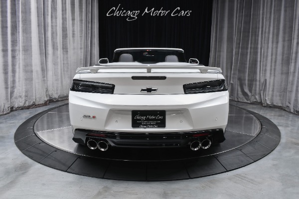 Used 2017 Chevrolet Camaro ZL1 Convertible Only 4K Miles Factory Exposed Carbon Hood Navi Touch Screen for sale $73,800 at Chicago Motor Cars in West Chicago IL 60185 4