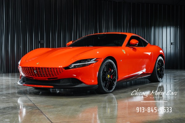 Used 2021 Ferrari Roma Coupe Rosso Dino 2500 Miles! Carbon Fiber LOADED $100k+ in Options for sale Sold at Chicago Motor Cars in West Chicago IL 60185 1