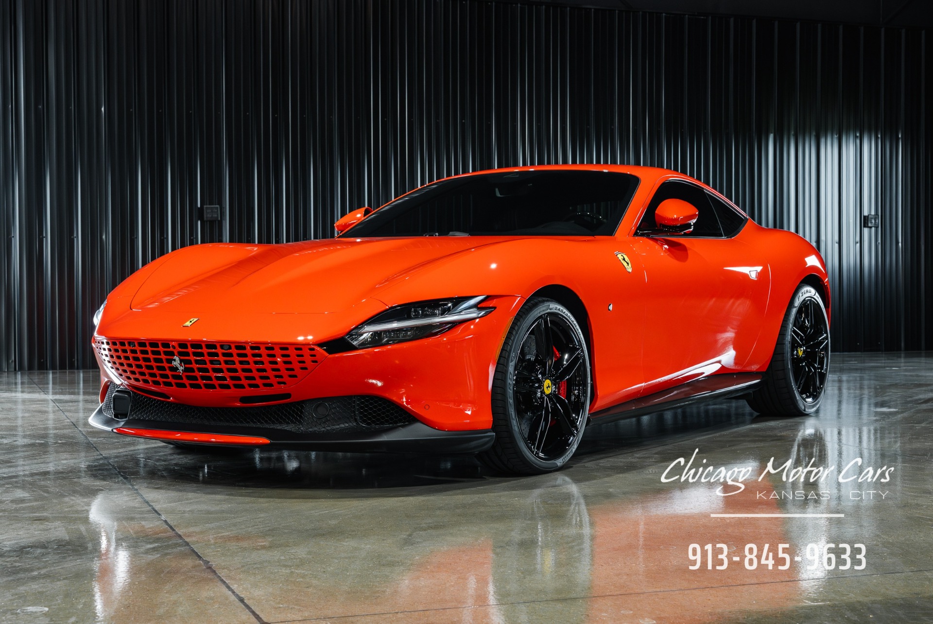 Used 2021 Ferrari Roma Coupe Rosso Dino 2500 Miles! Carbon Fiber LOADED $100k+ in Options for sale Sold at Chicago Motor Cars in West Chicago IL 60185 1