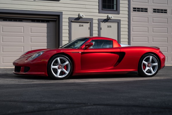 Used 2005 Porsche Carrera GT Only 3400 Miles! Serviced! Ultra Rare Rosso Fuoco Paint 1 of 1 Spec for sale $4,299,800 at Chicago Motor Cars in West Chicago IL 60185 5