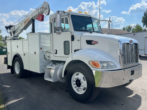 Used 2009 Peterbilt Service Truck W/ 10k Crane for sale Call for price at Chicago Motor Cars in West Chicago IL 60185 3