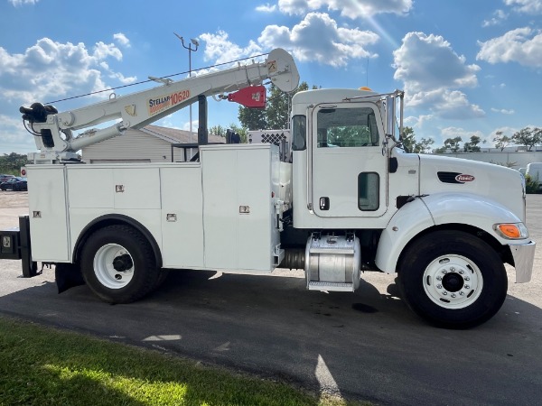 Used 2009 Peterbilt Service Truck W/ 10k Crane for sale Call for price at Chicago Motor Cars in West Chicago IL 60185 4