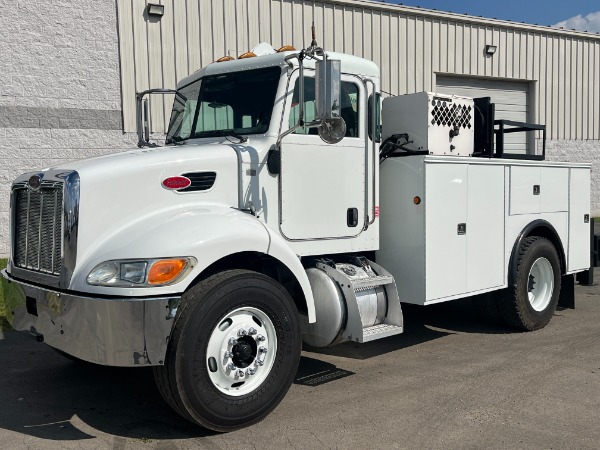 Used 2009 Peterbilt Service Truck W/ 10k Crane for sale Call for price at Chicago Motor Cars in West Chicago IL 60185 1