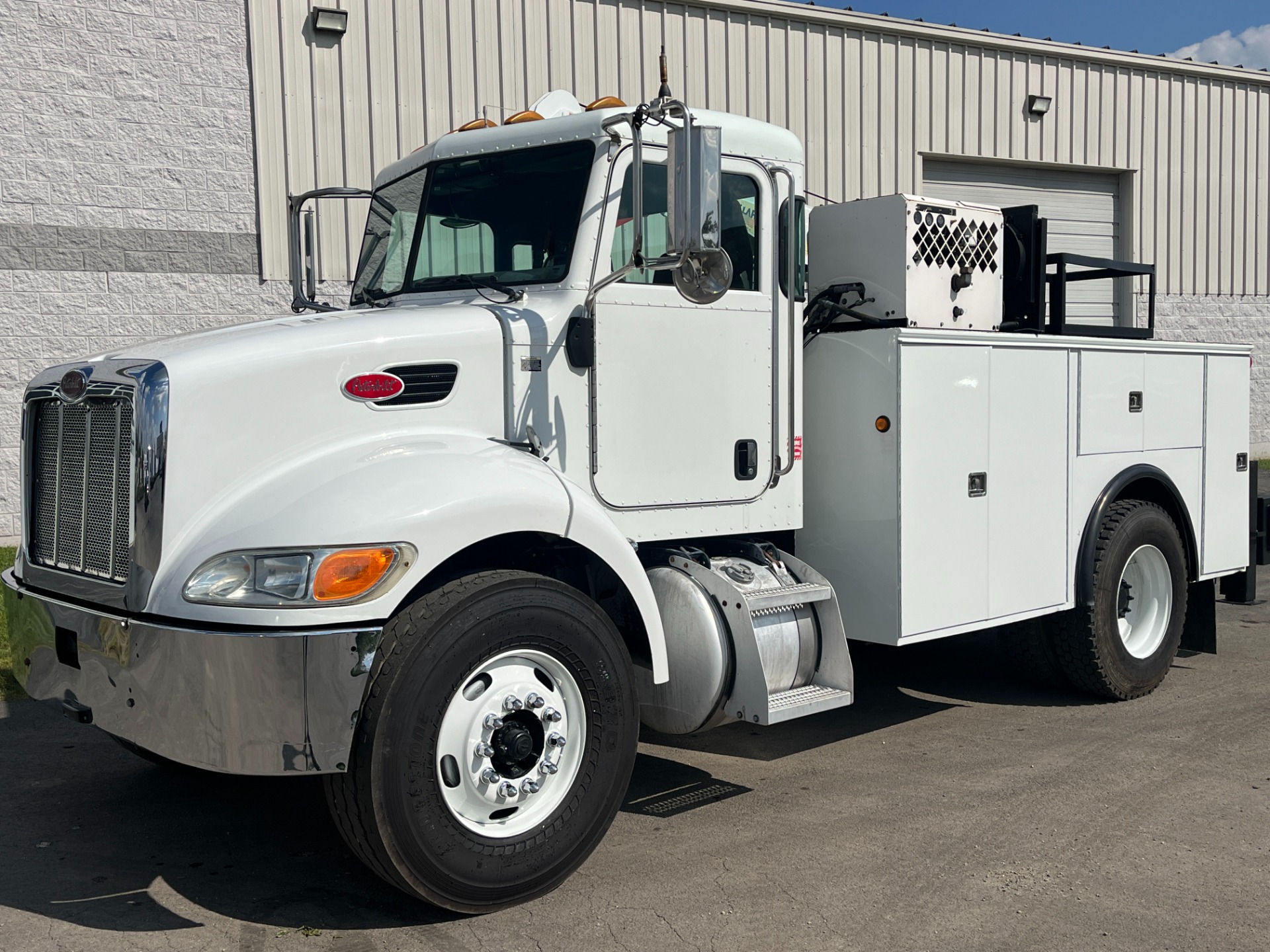 Used 2009 Peterbilt Service Truck W/ 10k Crane for sale Call for price at Chicago Motor Cars in West Chicago IL 60185 1