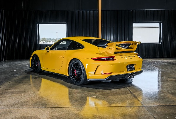 Used 2018 Porsche 911 GT3 Racing Yellow Full Buckets Front Axle Lift $171K MSRP for sale Sold at Chicago Motor Cars in West Chicago IL 60185 4