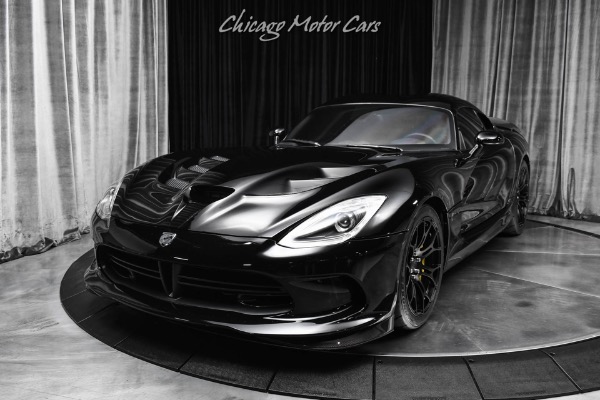Used 2014 Dodge SRT Viper GTS Prefix Stroker 9.0L Xtreme Laguna Interior TA 1.0 Carbon Aero 6 Vent for sale Sold at Chicago Motor Cars in West Chicago IL 60185 2