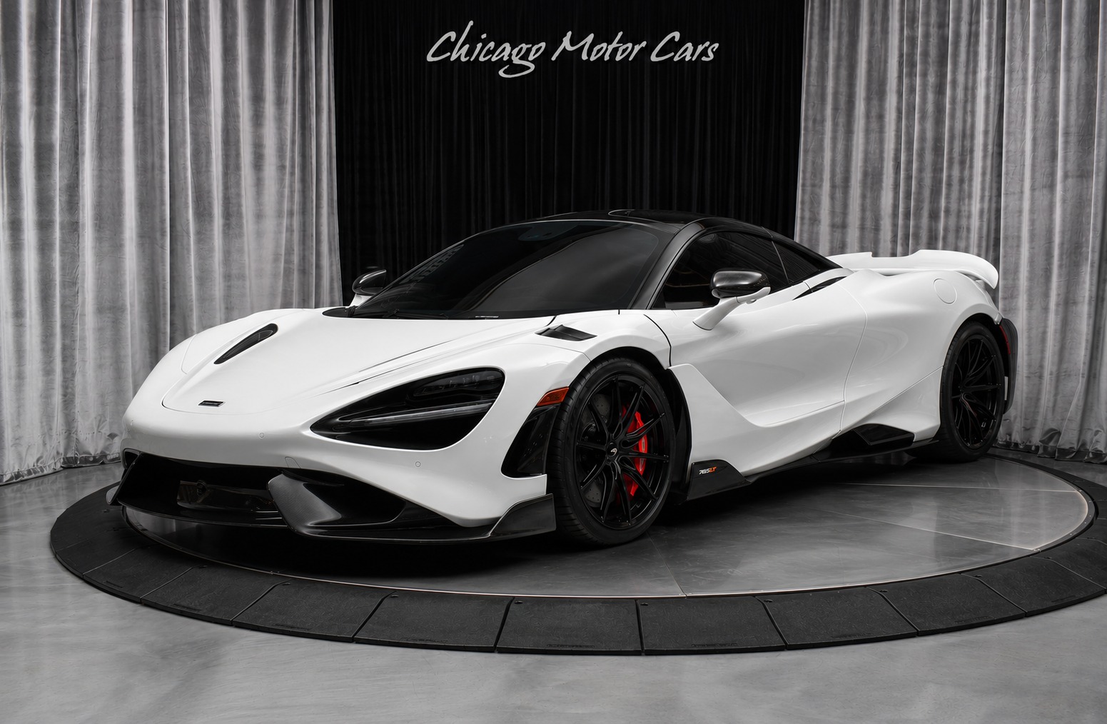 Used 2021 McLaren 765LT $435K MSRP Carbon Fiber Packs 1, 2, & 3 Carbon Fiber Diffuser Senna Seats! for sale $779,800 at Chicago Motor Cars in West Chicago IL 60185 1