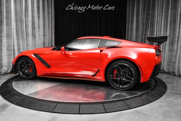 Used 2019 Chevrolet Corvette ZR1 Coupe Only 3K Miles ZTK Track Pack Catbon Fiber Everywhere Carbon Buckets for sale Call for price at Chicago Motor Cars in West Chicago IL 60185 3