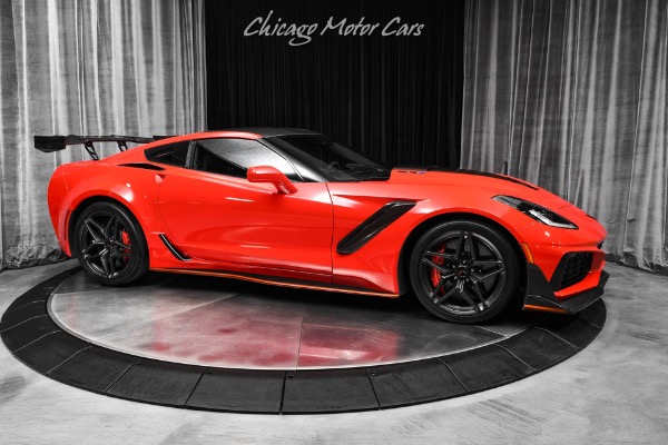 Used 2019 Chevrolet Corvette ZR1 Coupe Only 3K Miles ZTK Track Pack Catbon Fiber Everywhere Carbon Buckets for sale Call for price at Chicago Motor Cars in West Chicago IL 60185 6