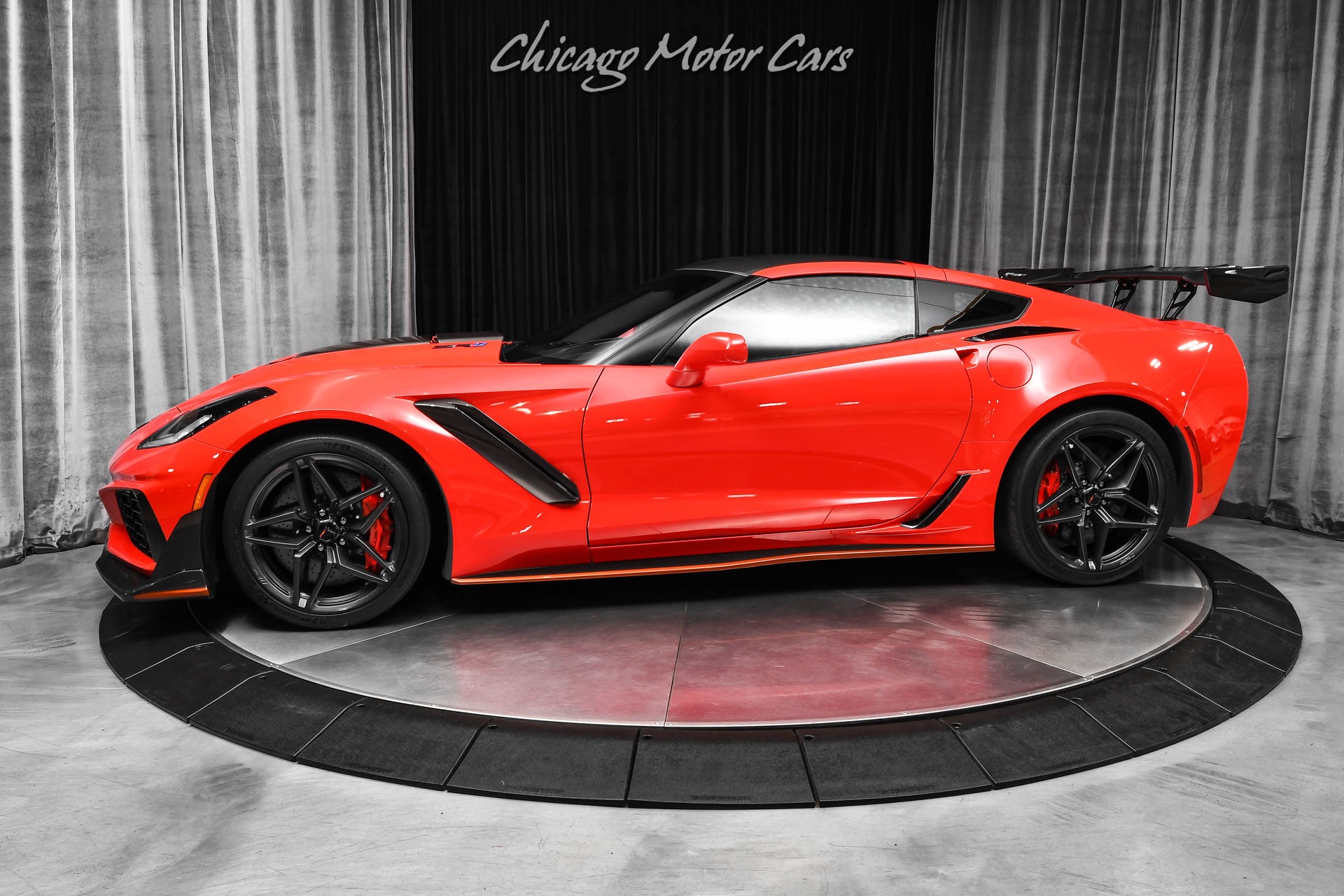 Used 2019 Chevrolet Corvette ZR1 Coupe Only 3K Miles ZTK Track Pack Catbon Fiber Everywhere Carbon Buckets for sale Call for price at Chicago Motor Cars in West Chicago IL 60185 1