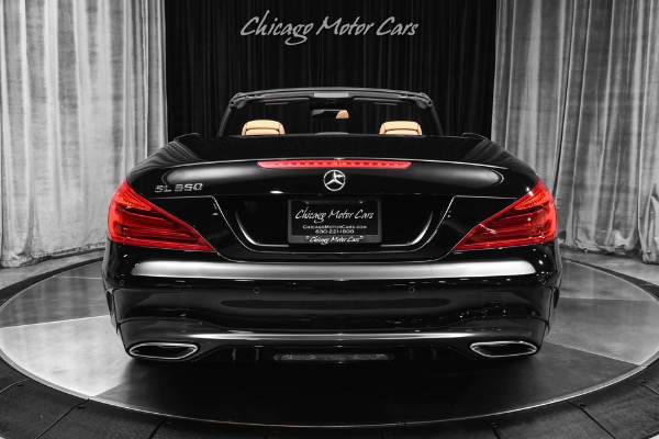 Used 2019 Mercedes-Benz SL550 Convertible Only 31k Miles! Designo Drivers Assistance Panoramic Roof for sale $57,800 at Chicago Motor Cars in West Chicago IL 60185 4