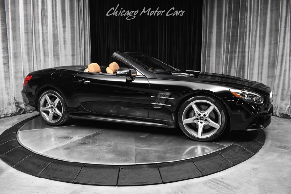 Used 2019 Mercedes-Benz SL550 Convertible Only 31k Miles! Designo Drivers Assistance Panoramic Roof for sale $57,800 at Chicago Motor Cars in West Chicago IL 60185 6