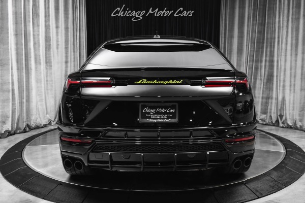 Used 2024 Lamborghini Urus S SUV Carbon Fiber Interior Trim Green Accents 6800 Miles Warranty LOADED for sale Sold at Chicago Motor Cars in West Chicago IL 60185 4