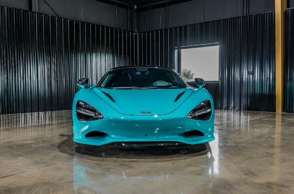 Used 2025 McLaren 750S Spider MSO Tokyo Cyan Front Axle Lift  Performance Interior Carbon Fibre PackExt for sale Sold at Chicago Motor Cars in West Chicago IL 60185 6