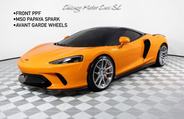 Used 2023 McLaren GT MSO Papaya Spark Front PPF AG Wheels Only 6K Miles Carbon Ceramics for sale $176,800 at Chicago Motor Cars in West Chicago IL