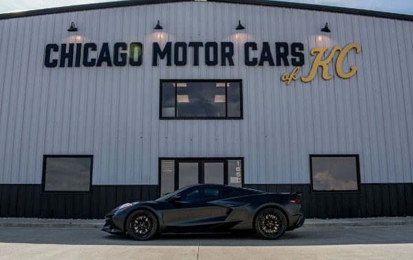 Used 2025 Chevrolet Corvette Z06 3LZ Coupe Only 3500 Miles! Front Lift! Spider Wheels! Habanero Interior for sale $124,800 at Chicago Motor Cars in West Chicago IL 60185 4