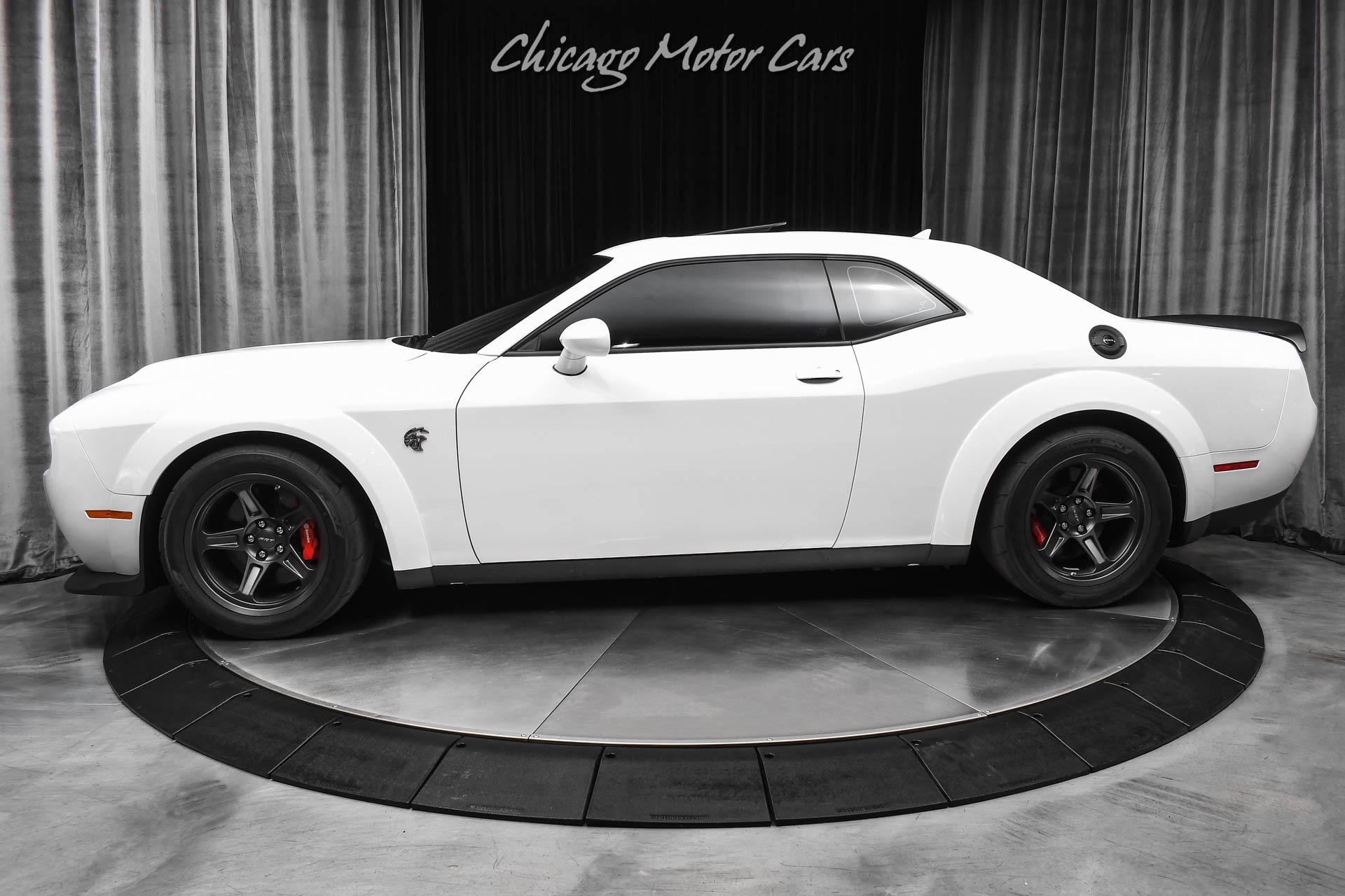 Used 2022 Dodge Challenger SRT Super Stock Coupe Plus Pkg Harmon Kardon Audio Laguna Leather Loaded for sale $99,800 at Chicago Motor Cars in West Chicago IL 60185 1