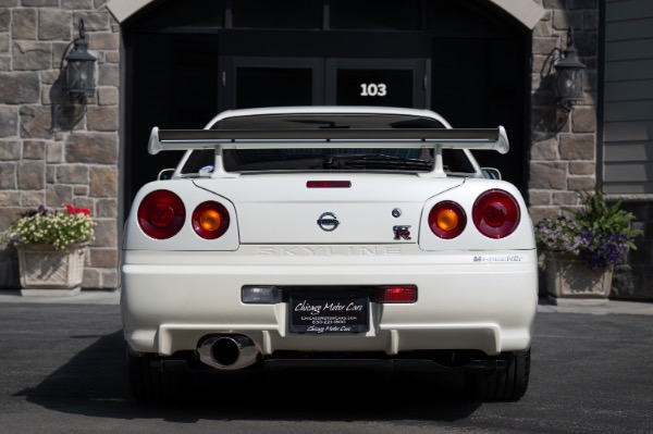 Used 2002 Nissan R34 Skyline GT-R M-Spec Nur 1 of 75 Pearl White Only 5300 KMs Collector Quality for sale Call for price at Chicago Motor Cars in West Chicago IL 60185 6