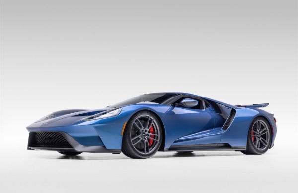 Used 2019 Ford GT Liquid Blue Tri-Coat Only 249 Miles Matte Exterior Carbon Fiber Package PPF for sale $1,059,800 at Chicago Motor Cars in West Chicago IL 60185 3