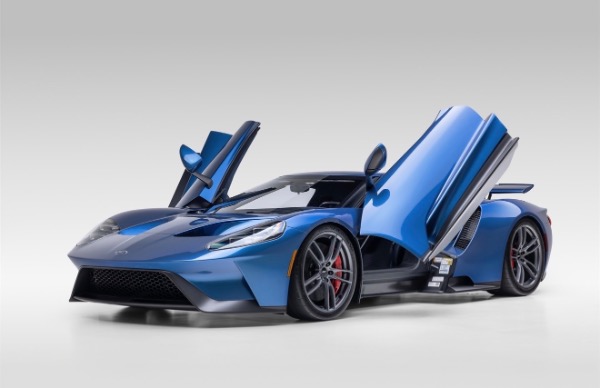 Used 2019 Ford GT Liquid Blue Tri-Coat Only 249 Miles Matte Exterior Carbon Fiber Package PPF for sale $1,059,800 at Chicago Motor Cars in West Chicago IL 60185 4