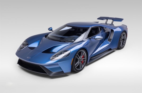 Used 2019 Ford GT Liquid Blue Tri-Coat Only 249 Miles Matte Exterior Carbon Fiber Package PPF for sale $1,059,800 at Chicago Motor Cars in West Chicago IL 60185 5