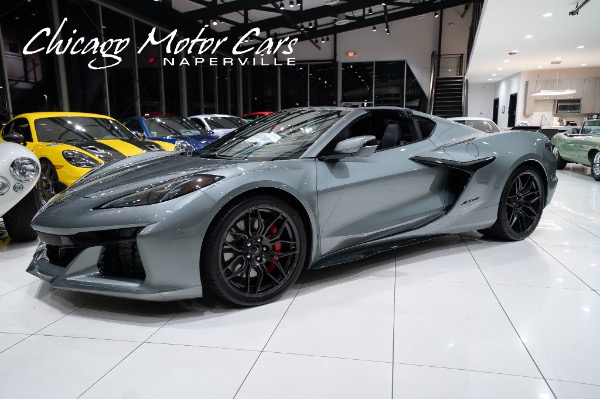 Used 2024 Chevrolet Corvette Z06 3LZ Coupe 1400 Miles Front Lift Carbon Roof Forged Wheels MSRP $135K+ for sale $122,800 at Chicago Motor Cars in West Chicago IL