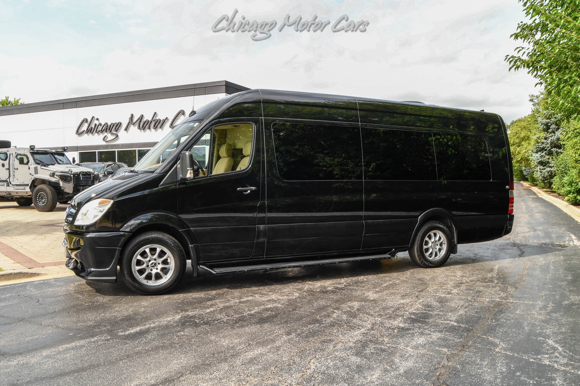 Used 2011 Mercedes-Benz Sprinter 2500 Highroof Conversion Multiple TVs Upgraded Pioneer Sound System Party Limo for sale Call for price at Chicago Motor Cars in West Chicago IL 60185 1