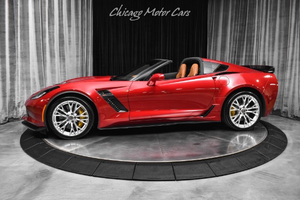Used 2015 Chevrolet Corvette Z06 Coupe 3LZ Carbon Flash Painted GE KALAHARI Interior Yellow Calipers PPF for sale $74,800 at Chicago Motor Cars in West Chicago IL