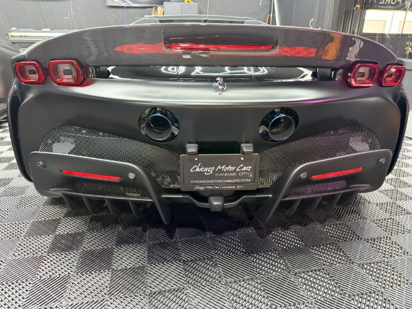 Used 2025 Ferrari SF90 Spider Lots of Carbon Fiber Daytona Seats Rosso Ferrari Leather LED Carbon Fiber S for sale $589,800 at Chicago Motor Cars in West Chicago IL 60185 4