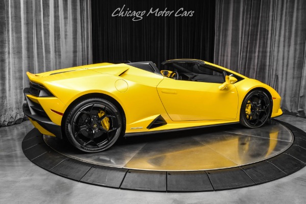 Used 2024 Lamborghini Huracan Evo Spyder AWD 294 Miles Giallo Inti  Axle Lifter Sport Alcantara Seats Forged Wheels PPF for sale $439,800 at Chicago Motor Cars in West Chicago IL 60185 5