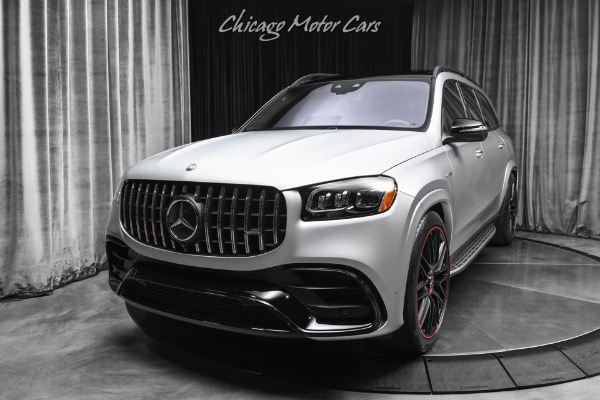 Used 2026 Mercedes-Benz GLS63 AMG 4Matic MSRP $180k+ Manufactur Arctic Silver Edition Burmester Sound LOADED for sale $159,800 at Chicago Motor Cars in West Chicago IL 60185 2