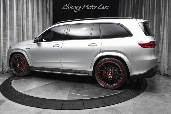 Used 2026 Mercedes-Benz GLS63 AMG 4Matic MSRP $180k+ Manufactur Arctic Silver Edition Burmester Sound LOADED for sale $159,800 at Chicago Motor Cars in West Chicago IL 60185 3
