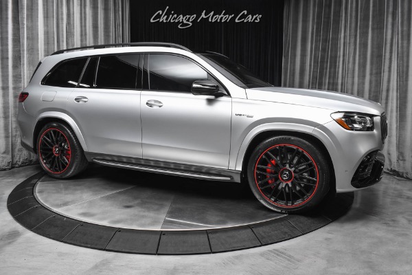 Used 2026 Mercedes-Benz GLS63 AMG 4Matic MSRP $180k+ Manufactur Arctic Silver Edition Burmester Sound LOADED for sale $159,800 at Chicago Motor Cars in West Chicago IL 60185 6