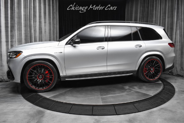 Used 2026 Mercedes-Benz GLS63 AMG 4Matic MSRP $180k+ Manufactur Arctic Silver Edition Burmester Sound LOADED for sale $159,800 at Chicago Motor Cars in West Chicago IL 60185 1